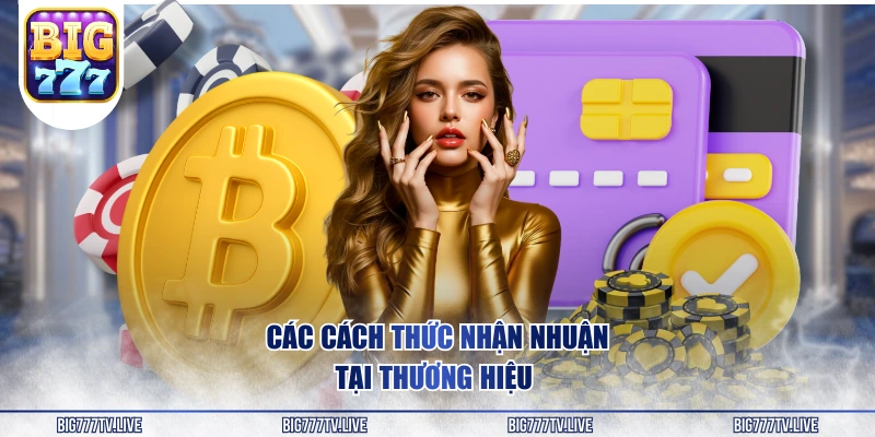 Các cách thức nhận nhuận tại thương hiệu