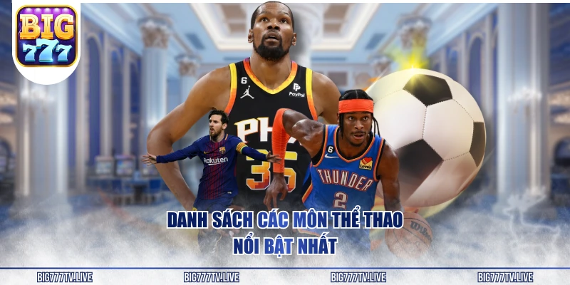 Danh sách các môn thể thao nổi bật nhất