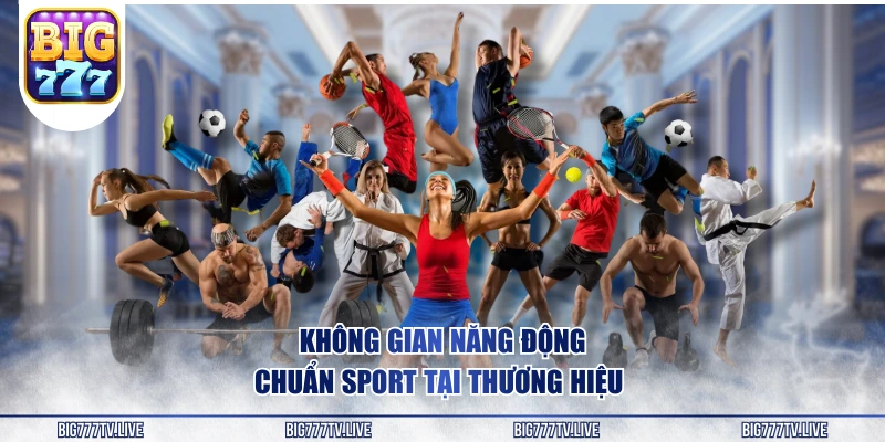 Không gian năng động, chuẩn sport tại thương hiệu 