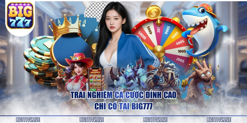 Trải nghiệm cá cược đỉnh cao chỉ có tại BIG777